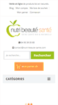 Mobile Screenshot of nutri-beaute-sante.com